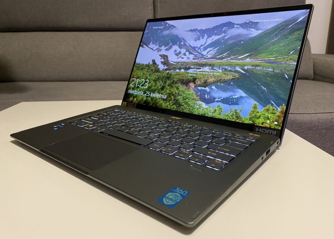 Acer Swift 5 - mały, ale z pazurem - Recenzja