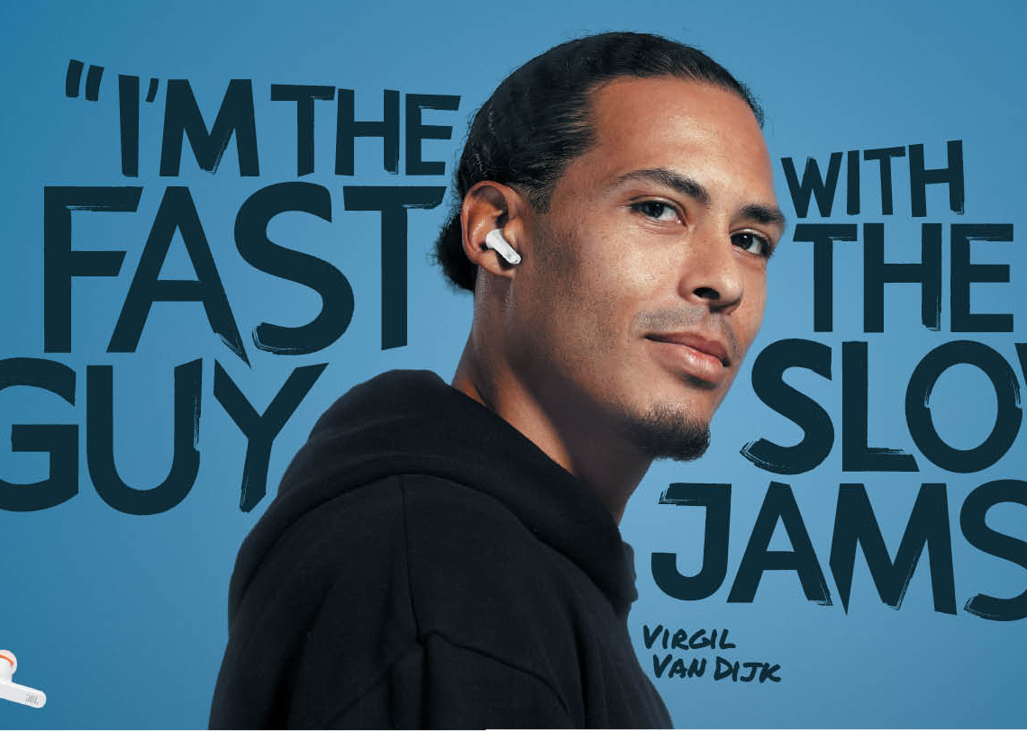 Virgil Van Dijk ambasadorem JBL