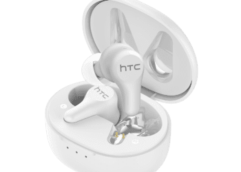 HTC True Wireless Earbuds Plus white inside case