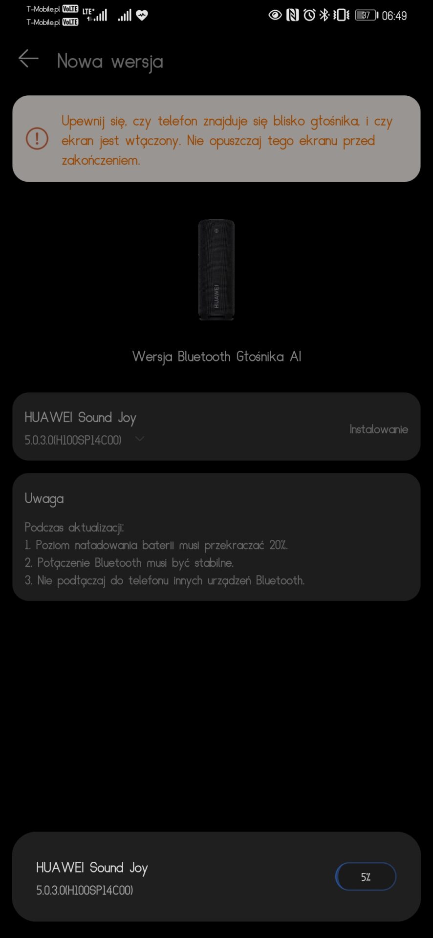 Huawei Sound Joy -kolorowy pierścień mocy - recenzja