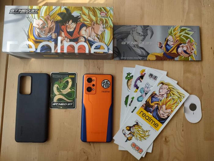 realme gt neo 3T dragon ball edition zestaw 