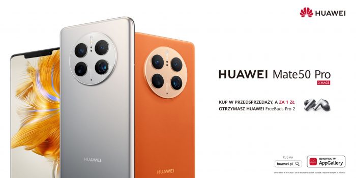 Huawei Mate 50 Pro debiutuje w Polsce!