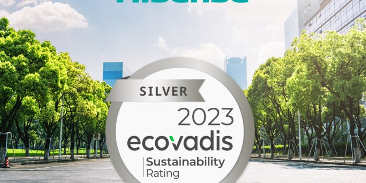 Hisense odznaczona prestiżową nagrodą EcoVadis
