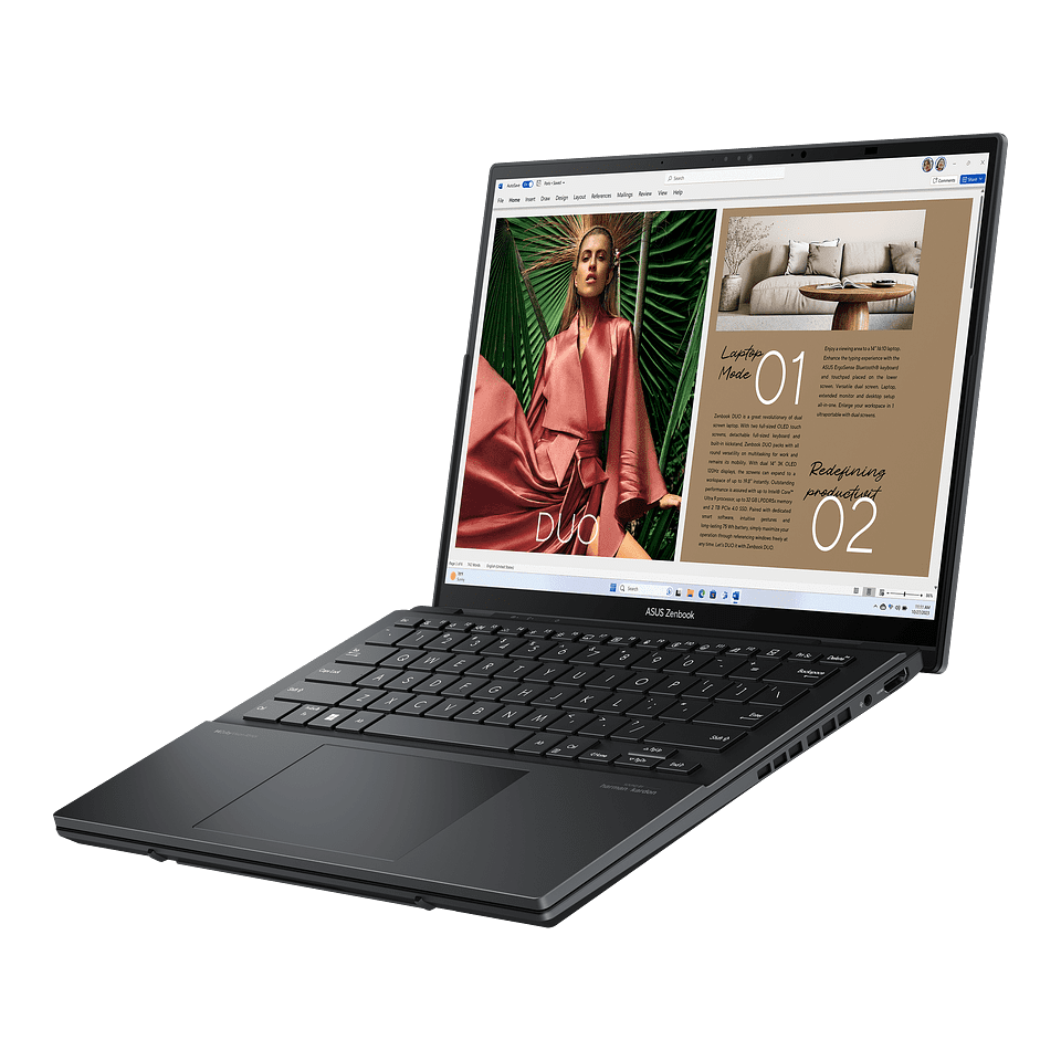 ASUS Zenbook DUO - Pierwszy na Świecie Laptop z Dwoma Ekranami OLED