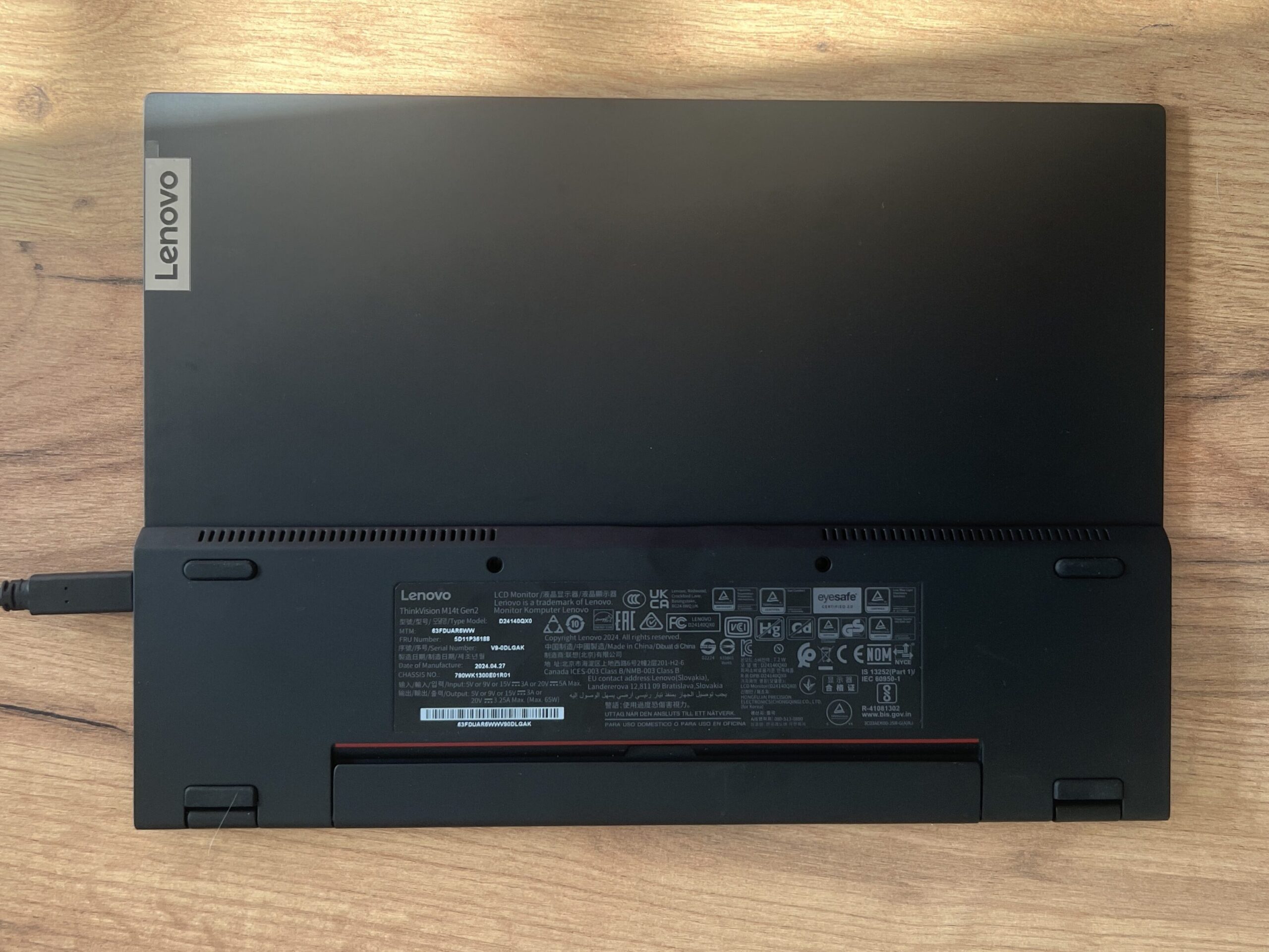 Lenovo ThinkVision M14t Gen 2